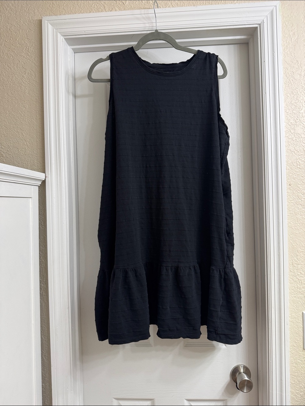 100% cotton Black sundress